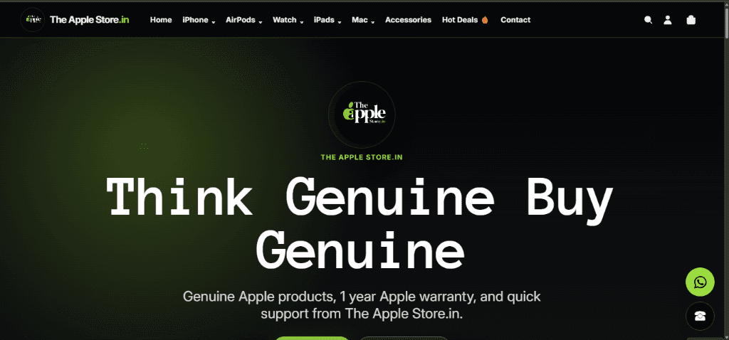 The Apple Store - E-Commerce Retail & Accessories desktop preview